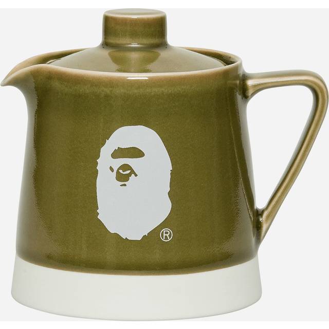 Logo Porcelain Tea Pot Green (One size)