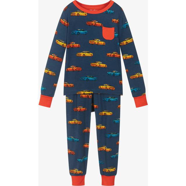Hatley Boys Blue & Red Viscose Pyjamas - 12 year