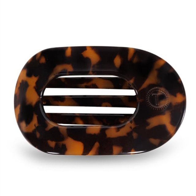 Small Flat Round Clip - Strong Grip, Bendable Teeth, Curved Design, A