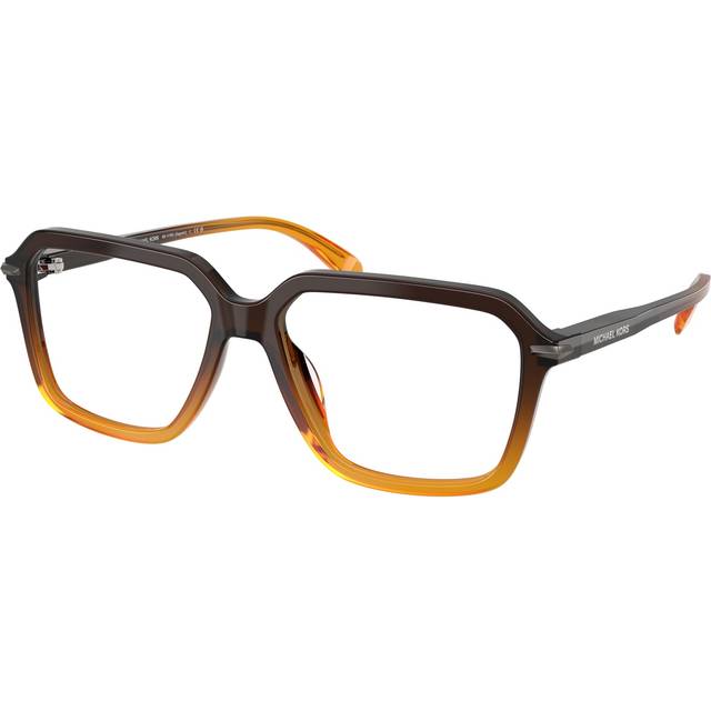 Michael Kors Man MK4159U SAGUARO 4010 Optical frames Acetate Orange Transparent Squared Normal