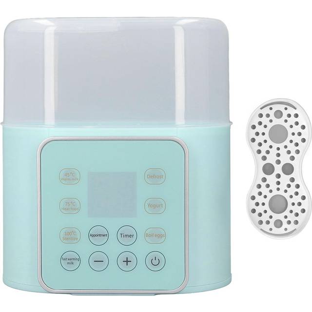 2 In 1 Double Bottle Heater Multi Functional Cleaning Automatic Fast Milk Warmer with Timer Green green