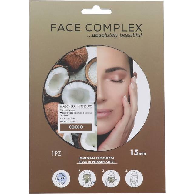 Sort Head Kokosstofmaske