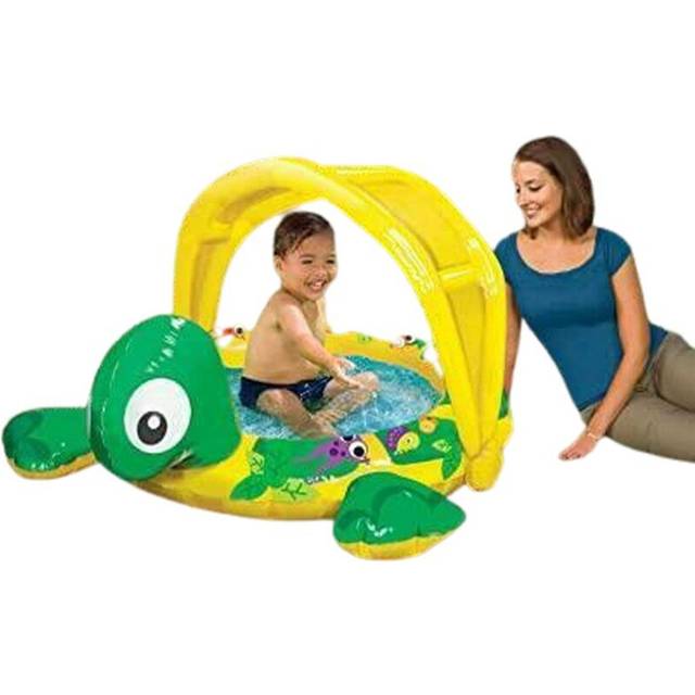Banzai Childrens/Kids Shady Time Turtle Paddling Pool Set