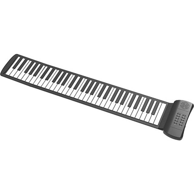 61 Standard Keys Foldable Portable Electronic Keyboard Roll Up Piano