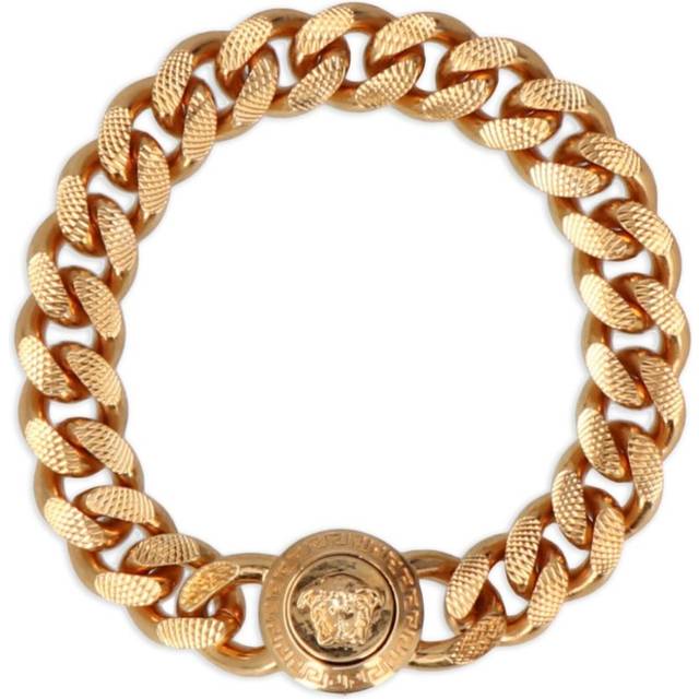 Versace - Medusa chain bracelet - men - Gold Plated Metal - L