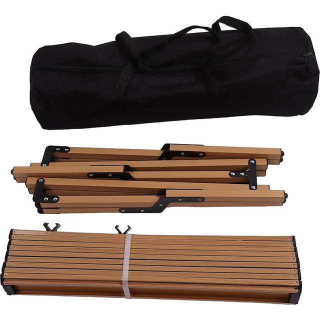 Folding Camping Table Portable Outdoor Roll Up Top Table with Carry Bag for Home Beach Picnic