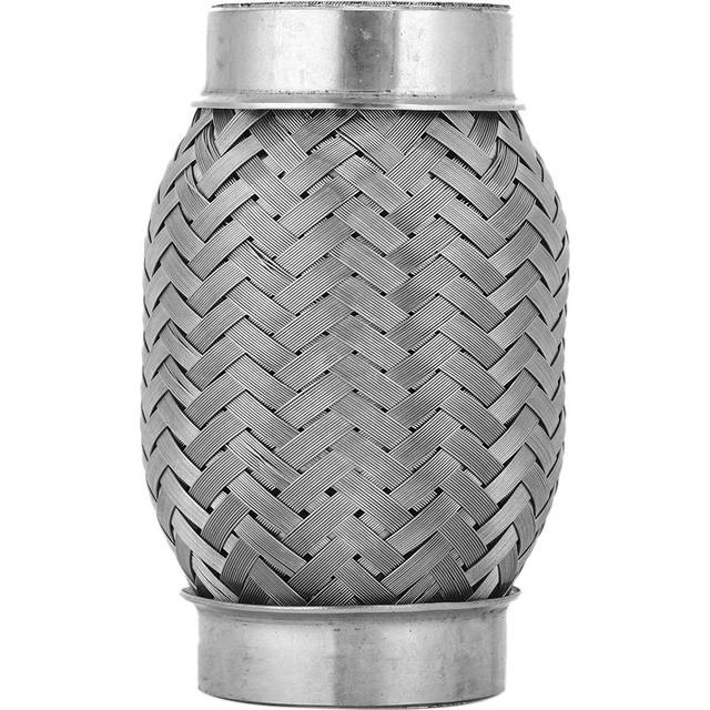1.5 x 4in Stainless Steel Exhaust Flexible Pipe Double Braided Internal Corrugated Tube