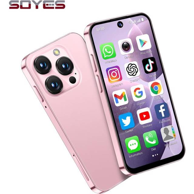 SOYES XS19 3G Mini Smartphone 3.88inch HD Screen MTK6580 Dual SIM Dual Standby 5MP Rear Camera 2000mAh Battery Android 10.0 Portable Mobile Phone black