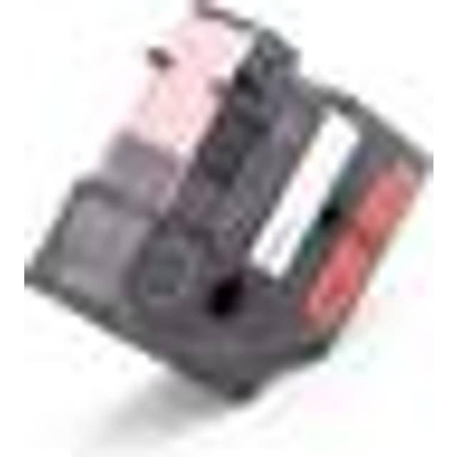Label Tape compatible with Dymo RhinoPro 6000, 5000, 3000, ilp 219 Label Printer 19 mm, Black on Red, Vinyl - Vhbw