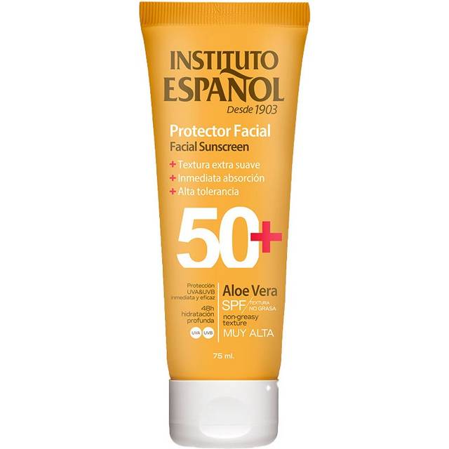 Instituto Español Aloe Vera Ansigtssolcreme SPF50 75 ml 75ml