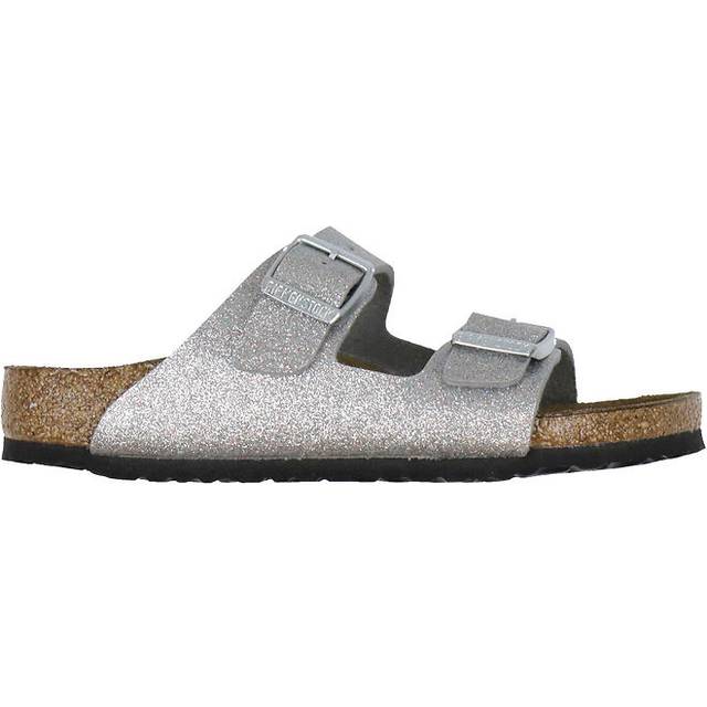 Birkenstock Arizona Kids BS Birko-Flor Regular Fit - Silver (3.5)