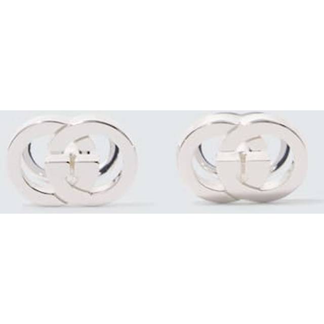 Gucci Interlocking G sterling silver cufflinks (One Size)