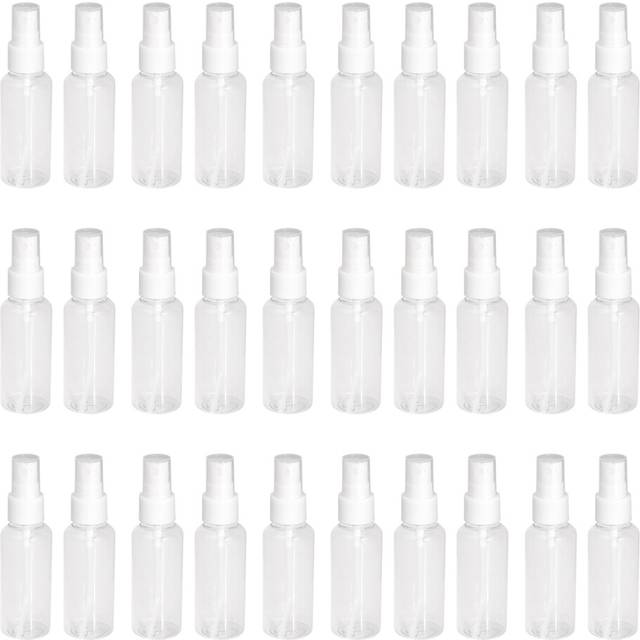 CNNOTEPAD 30Pcs Transparent Empty 50Ml Plastic Mini Refillable Container