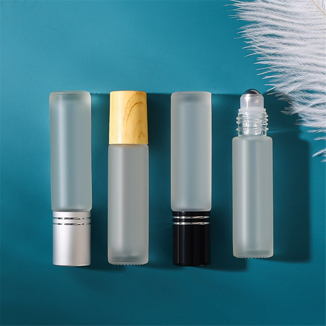10ML Roll-On Bottle Small Cosmetic Packing Perfume Bottles Black