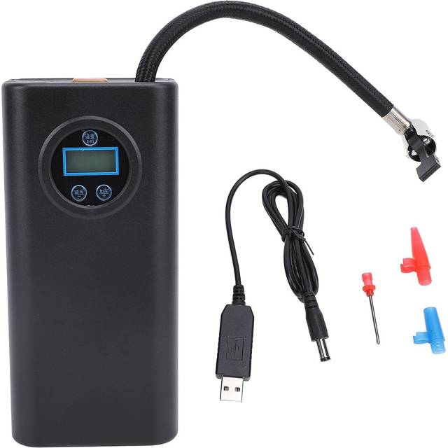 Portable Tire Inflator Cordless 150 PSI Preset Tire Pressure 2000mAh Car Tire Pump with Digital