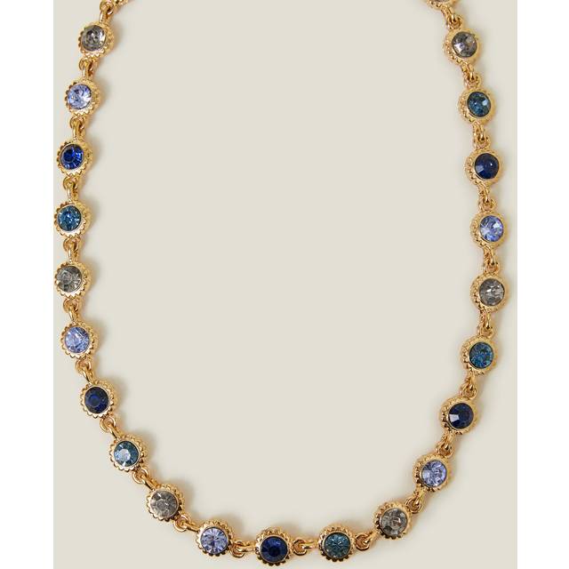 Blue Eclectic Gem Collar Necklace - Accessorize - One Size