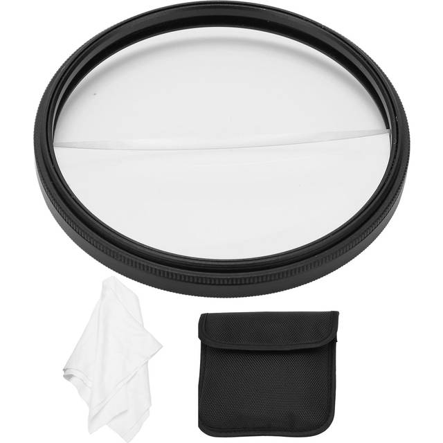 77mm Split Diopter Filter Optical Glass Prism Foreground Blur Filter for Camera Photography