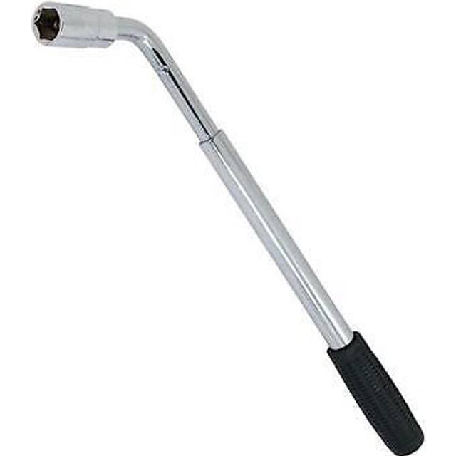 Extendable wheel brace socket car tyre nut wrench heavy duty telescopic 17-19mm