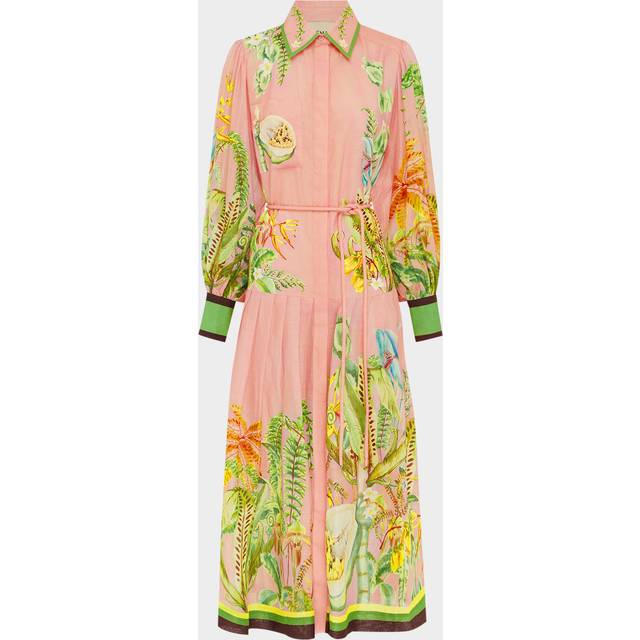 Papaya Midi Shirtdress - PINK - 10