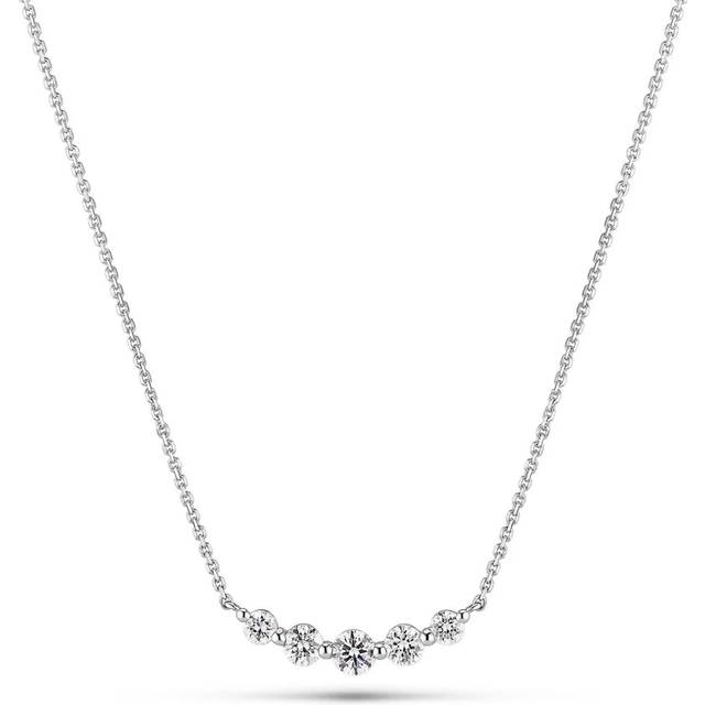 Womens Sif Jakobs Tiara 14ct White-Gold and 0.37ct Lab-Grown Diamond Necklace