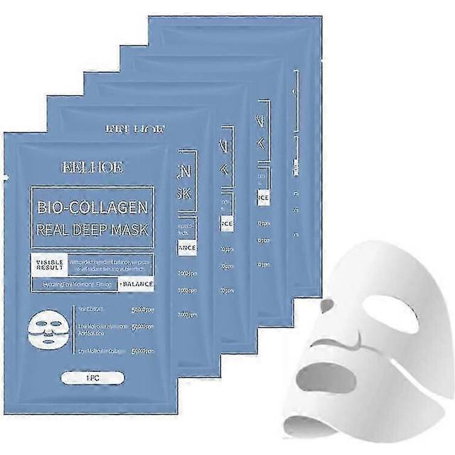 5x Bio Collagen Face Mask Overnight, Bio-collagen Deep Mask, Bio Collagen Overnight Face Mask, Overnight
