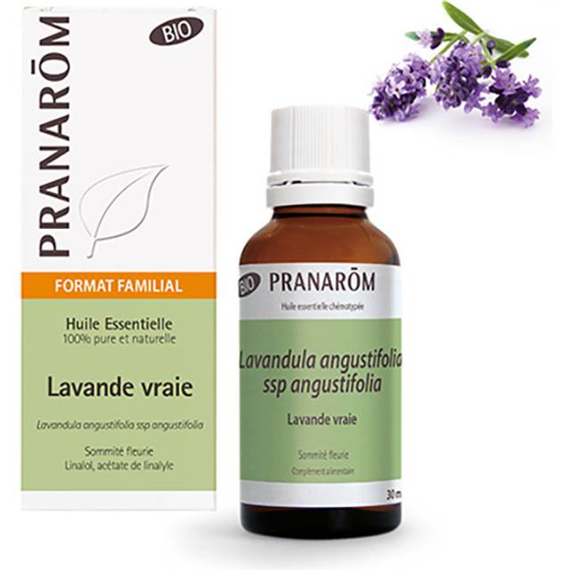 Pranarôm Eteriska oljor äkta ekologisk lavendel eterisk olja 30ml
