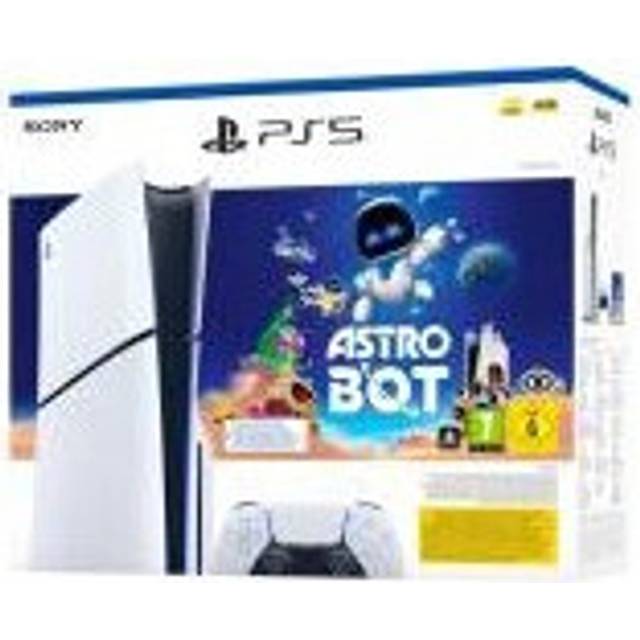 PS5 Console 1TB Standard Slim White Astro Bot Bundle EU