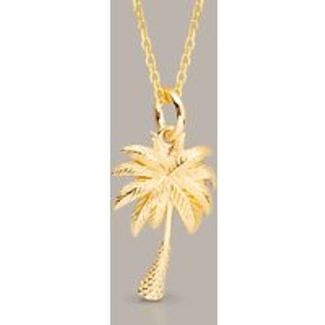 John Greed Tempest Serre Gold Plated Palm Tree Necklace For Women - gold/silver