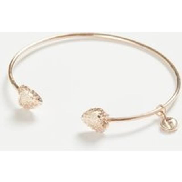 Womens Rose Gold Strawberry Bangle - Metallics - One Size