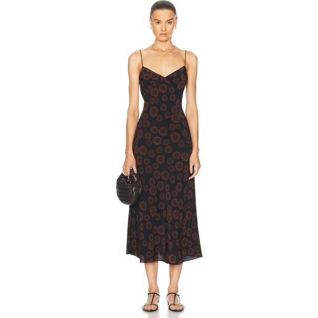 Matteau Low Back Slip Dress in Panama - Black. Size 1 (also in ). (1)