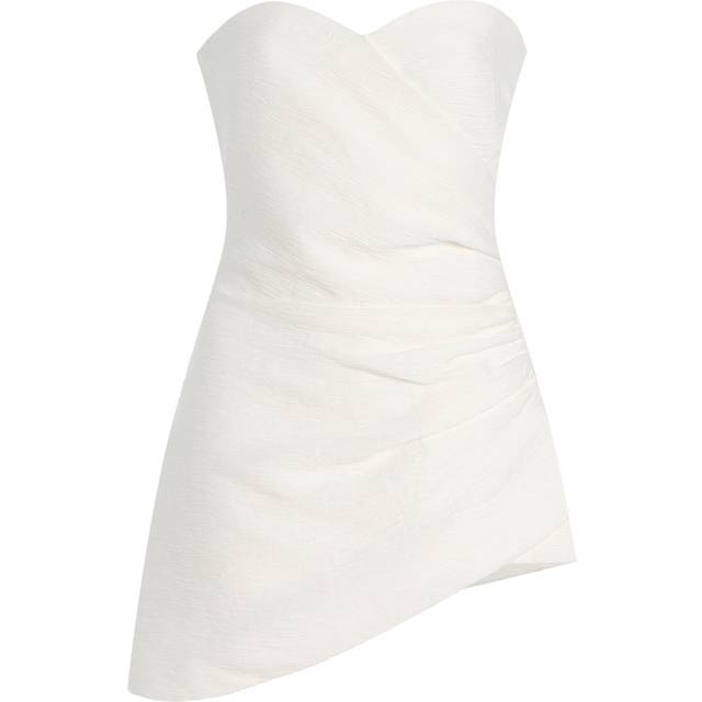 Zalik Strapless Romper - WHITE - Large