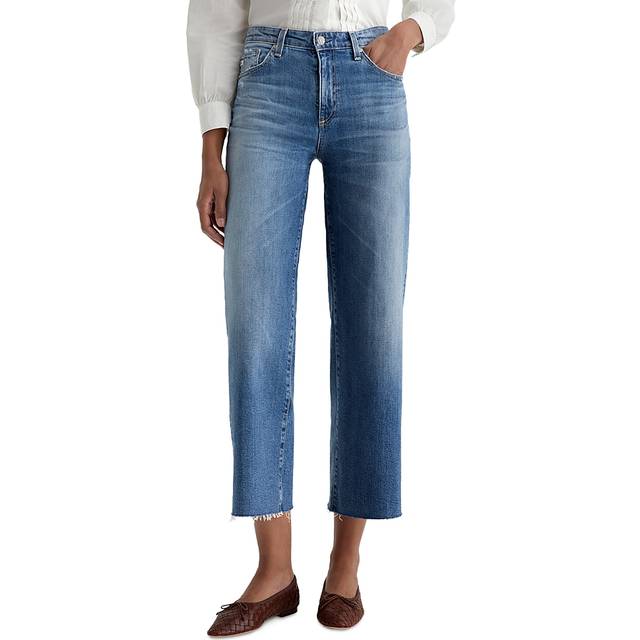 Saige Mid-Rise Wide-Leg Crop Jeans - 16 YEARS POSTCARD - 25