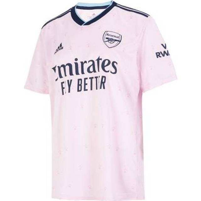 '22-'23 Arsenal Third Shirt Men's Pink XXL Polyester Made By: Adidas
