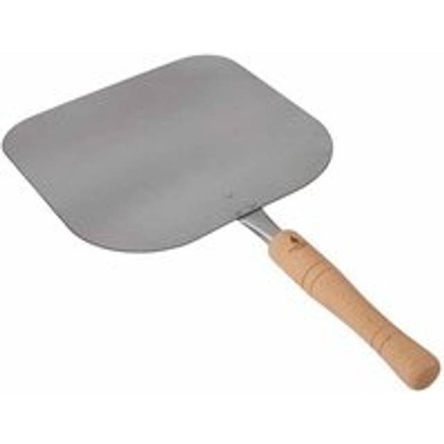 12 Inch Pizza Peel - Stainless Steel/Wooden Handle - Length 55 cm (with Handle)