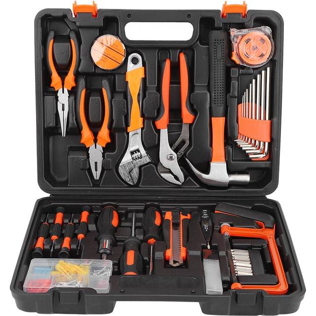100Pcs/Set Wrench Screw Bits Pliers Repair Tool Set Hand Tool Kit with Storage Case