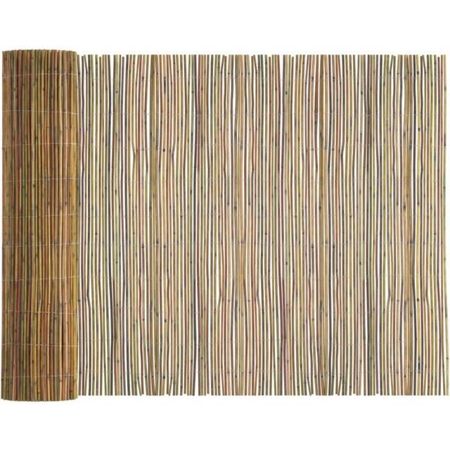 vidaXL Bamboo Fence 300x150 cm - Brown