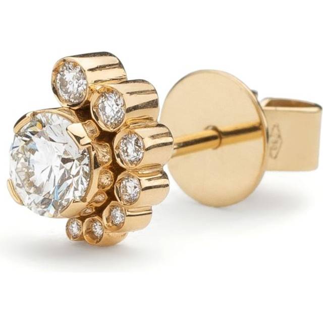 Sophie Bille Brahe - 18K recycled yellow gold Petite Celestine diamond earring - women - Diamond - One Size