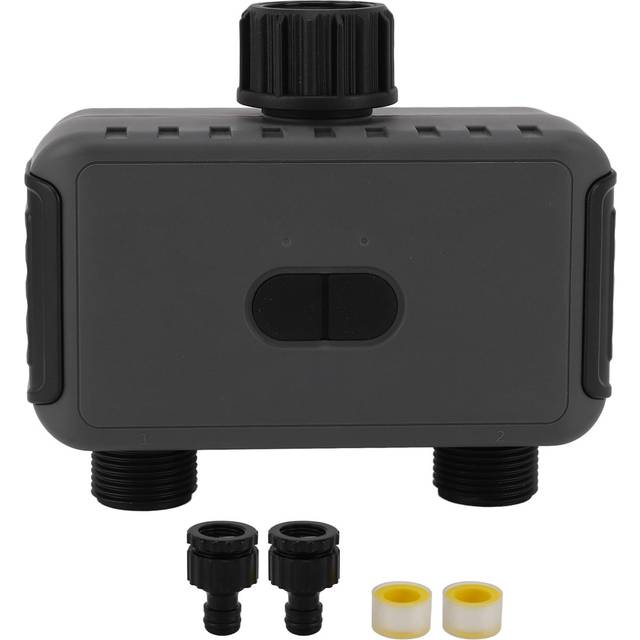 Smart Water Timer Sprinkler Timer IP55 Waterproof 2 Outlets Bluetooth Hose Timer Wireless US Plug