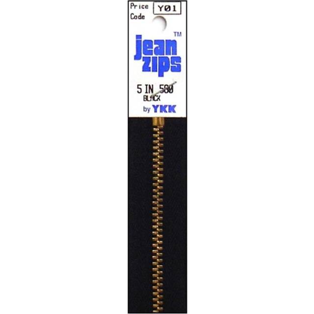YKK Metal Jean Zipper  5  Black
