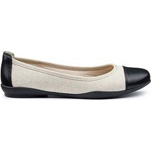 Wide Fit 'Ivy' Ballerinas - Beige - 8