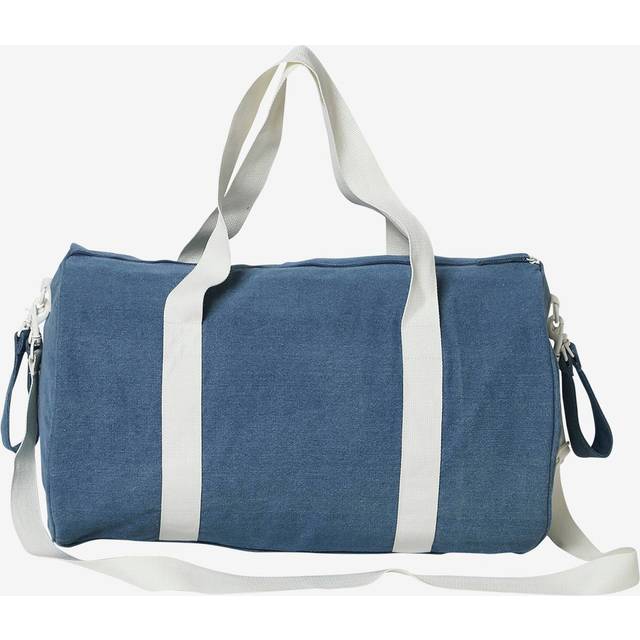Denim Changing Bag, Baby Roll bleached denim