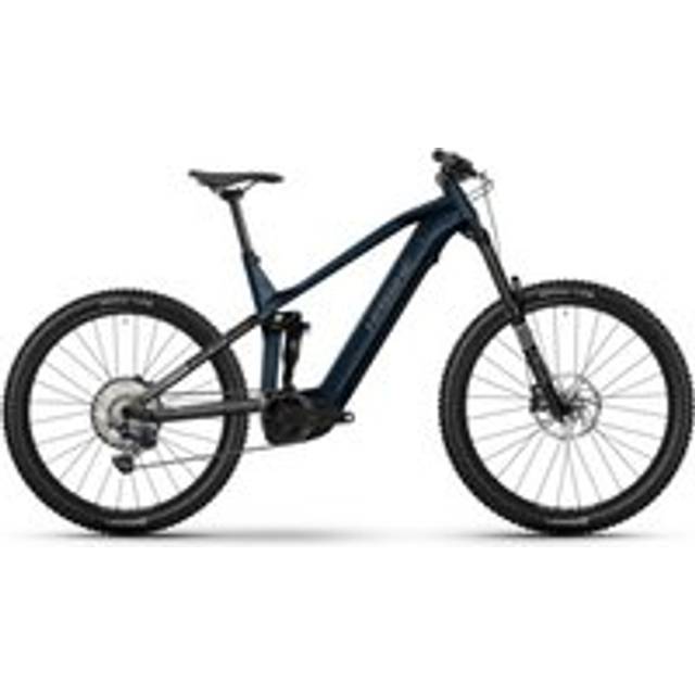 Haibike ALLMTN 6 Full Suspension e-Bike - 2025 - Large, Ocean Black / Grey - Glossy - Black/grey