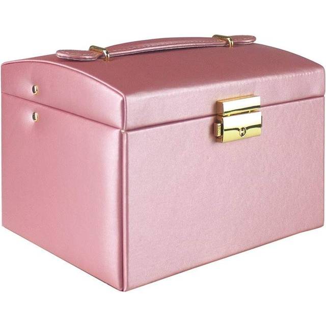 Smyckeskrin, Konstgjort läder - Rosa