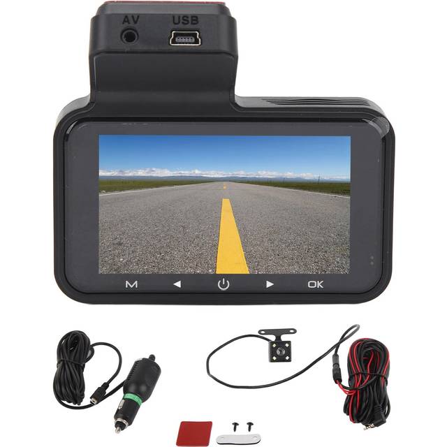 3.0 Inch IPS Display Dash Cam Car DVR 1080P Car Dash Cam with Dual Recording Front Rear Cameras