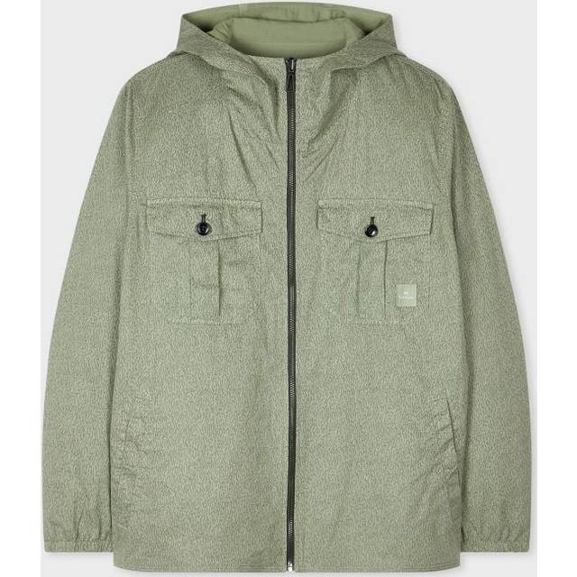 Paul Smith Reversible Hooded Jacket Green