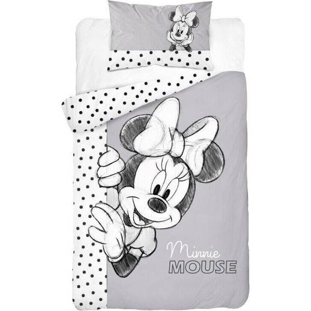 Disney baby minnie mouse cot bedding set 135cm x 100cm & pillowcase 60cm x 40cm
