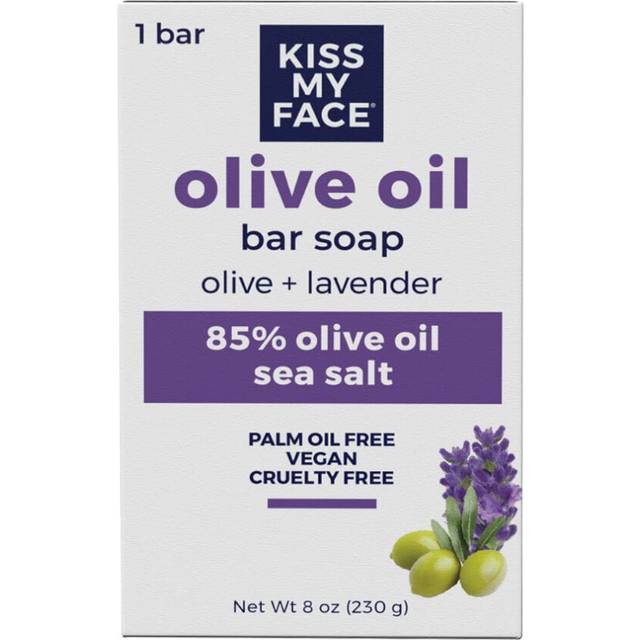 Kiss My Face Olive Oil  Lavender Bar Soap 8 oz