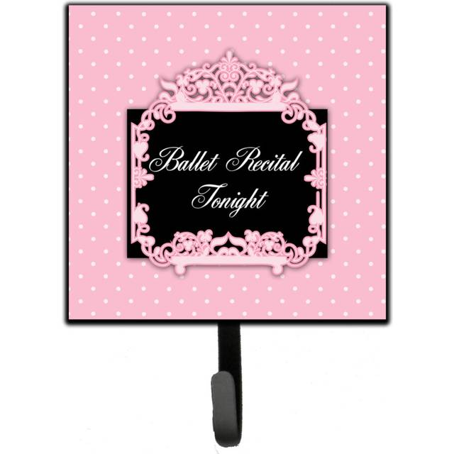 """""Caroline's Treasures Ballerina Ballet Recital Tonight Wall Hook  Small  Multicolor"""""