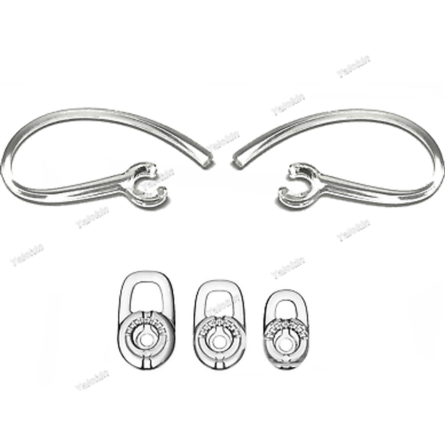 2 ear-hooks and 3 s/m/l ear-tips set for plantronics explorer 80 110 120 500