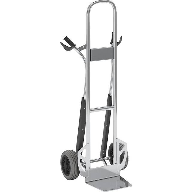 MATADOR Aluminium Sack Truck Max. Load 250 Kg Polyurethane Puncture Proof - Silver
